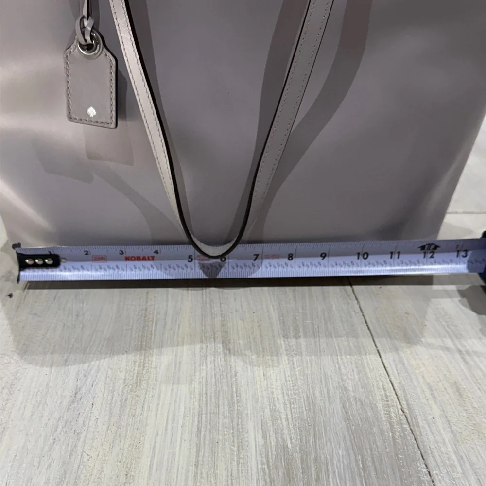 Kate Spade Light Gray Tote Bag